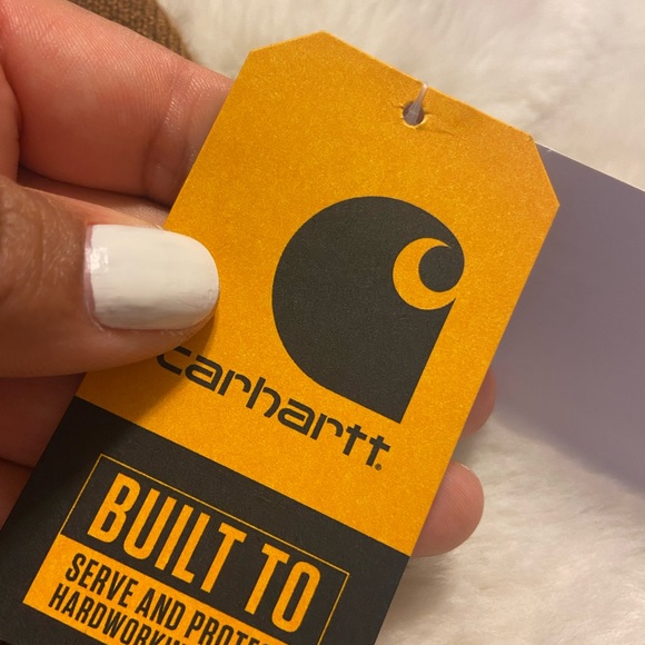 NWT! Carhartt adult acrylic original beanie in brown - Picture 4 of 5